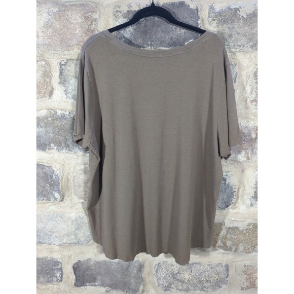 Universal Standard Top Woman's Large Olive Green‎ Oversized Casual Coastal - Picture 6 of 12
